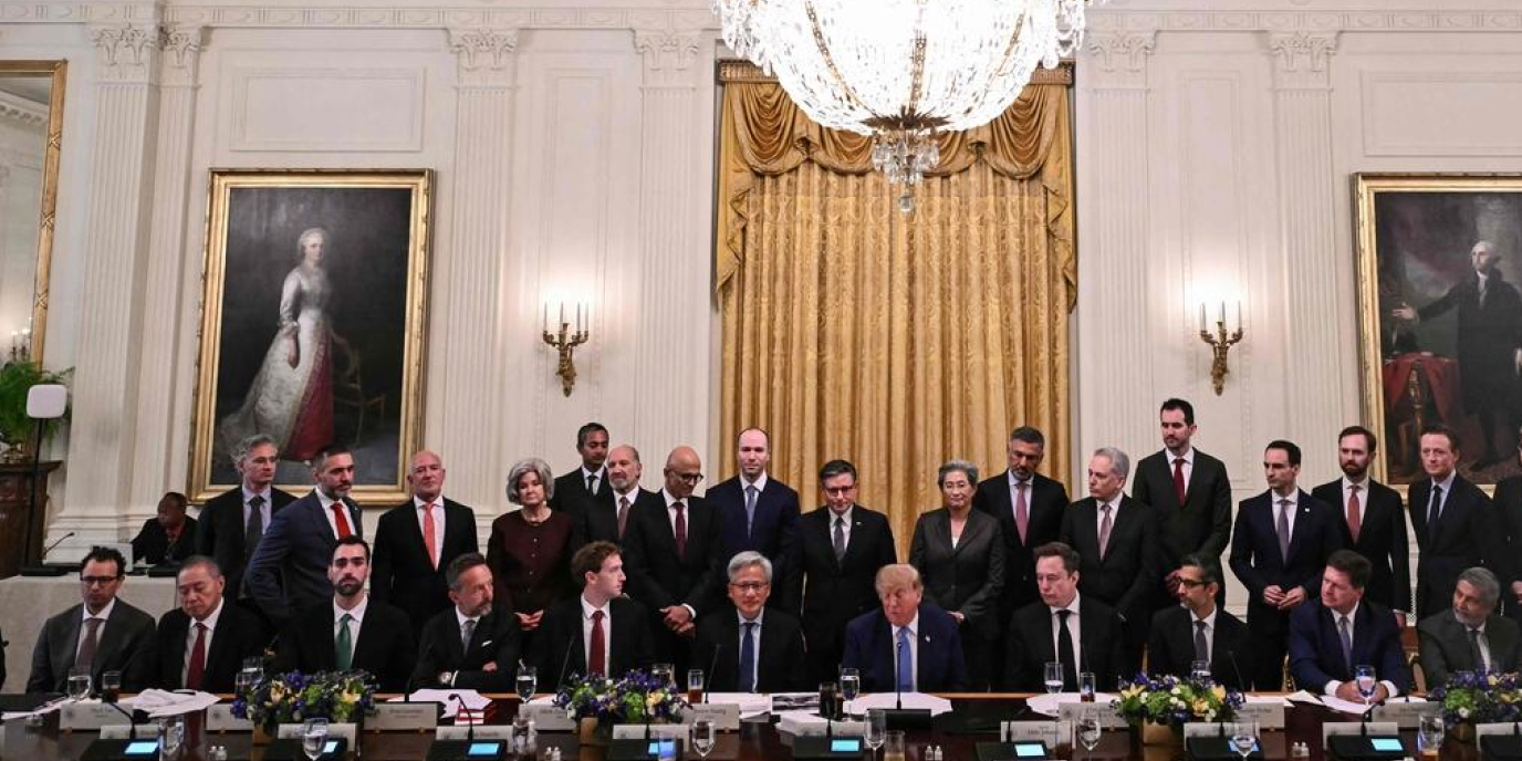 Встреча Дональда Трампа с руководителями ИИ-компаний