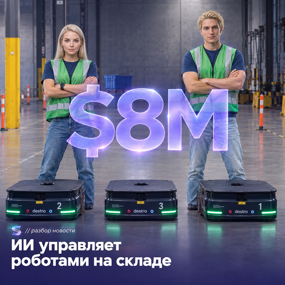 Destro AI привлекла $8 млн: как компания координирует роботов на складе