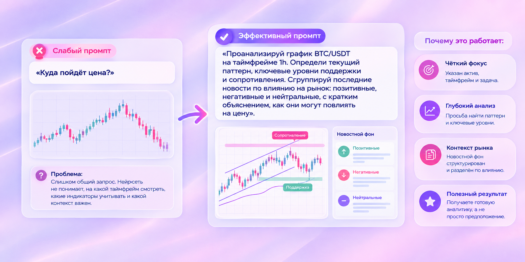 сравнение промптов для анализа графика в нейросети